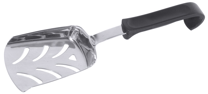 Pommes frites-Schaufel BUFFET NOIR, Edelstahl, 9 x 10,5 cm, L: 28 cm