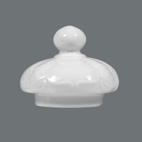 Seltmann Weiden, Salzburg - Deckel zur Zuckerdose 2, weiss uni, 0,20 ltr.