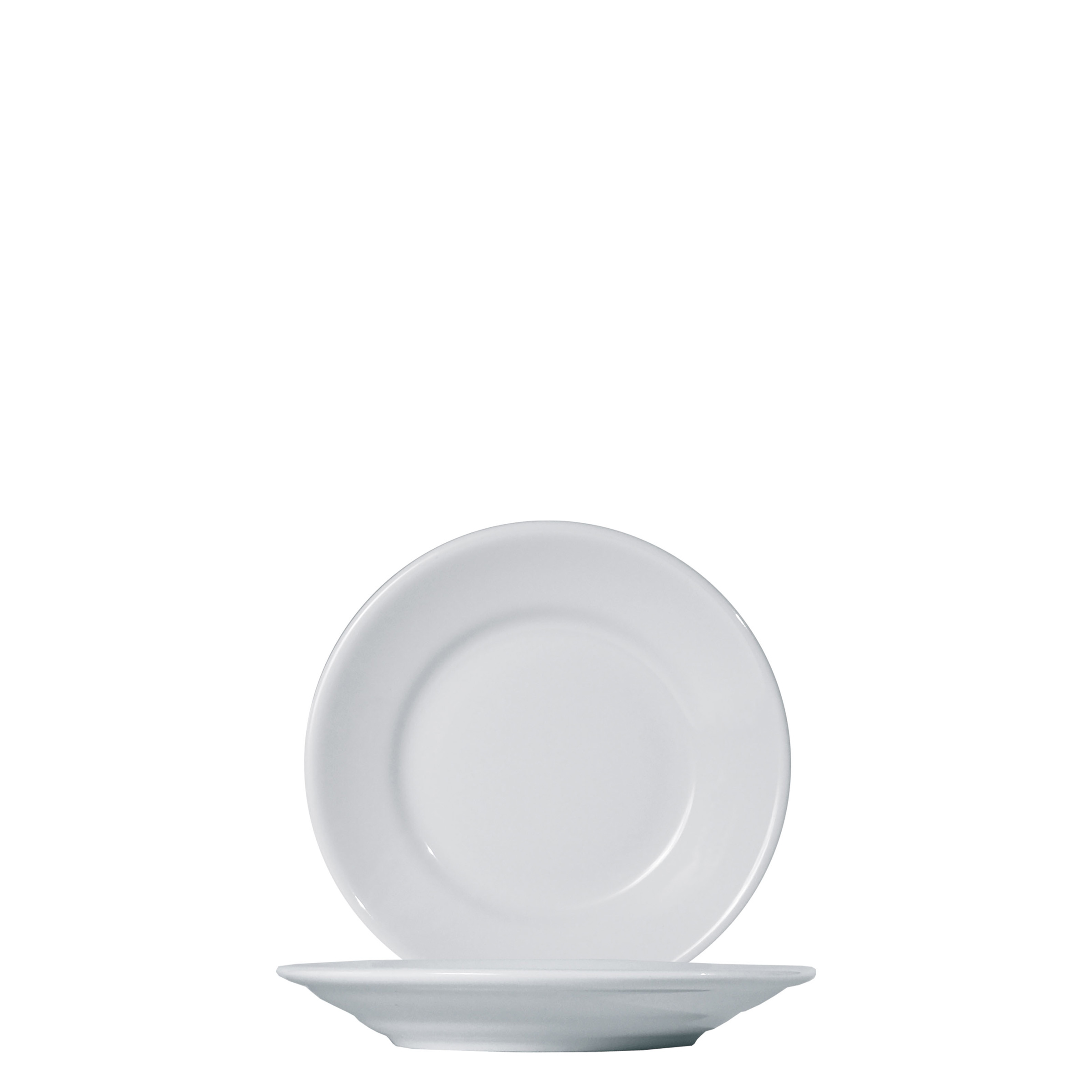 Saturnia, Tivoli - Teller flach Fahne, weiss, uni, 20 cm