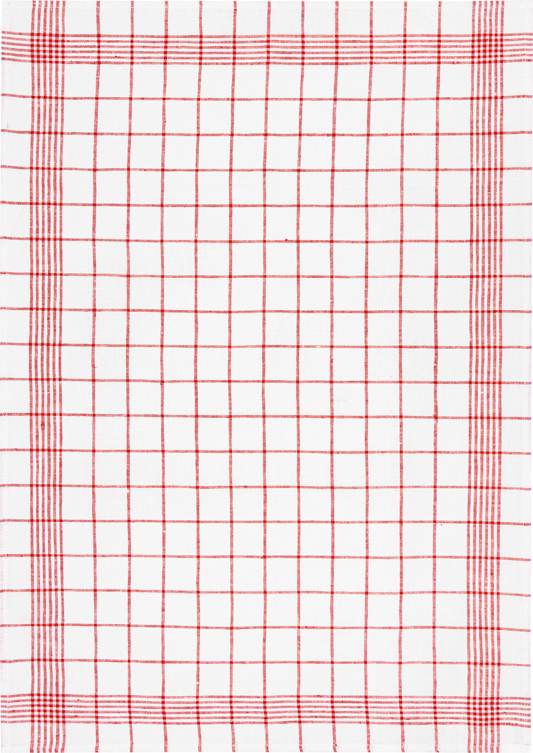 Gläsertuch - Reinleinen Karo 50 x 70 cm