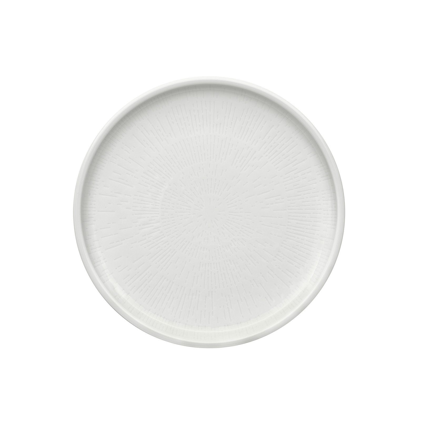 Schönwald, Shiro : Struktur - Teller flach coup, weiss, 21 cm