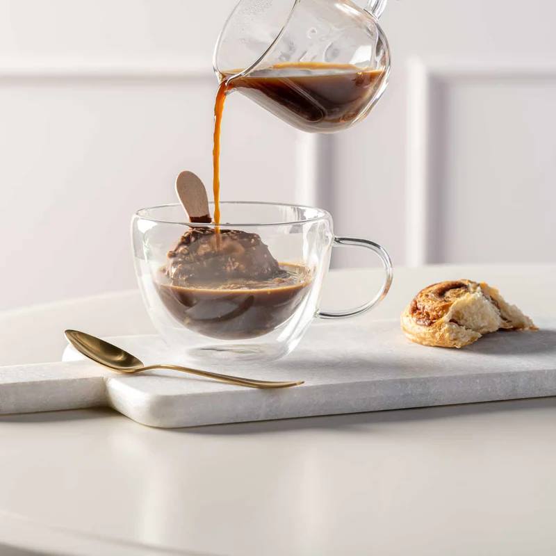 Leonardo, Duo : Tee-Tasse doppelwandig, 2er-Set, Inhalt: 360 ml, D: 11 cm, H: 10 cm