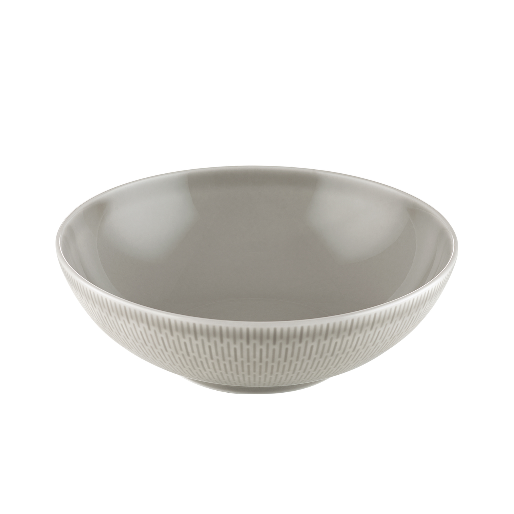 Bauscher, Scope : Glow Gray - Schale coup, relief, 19 cm/ 0,95 ltr.