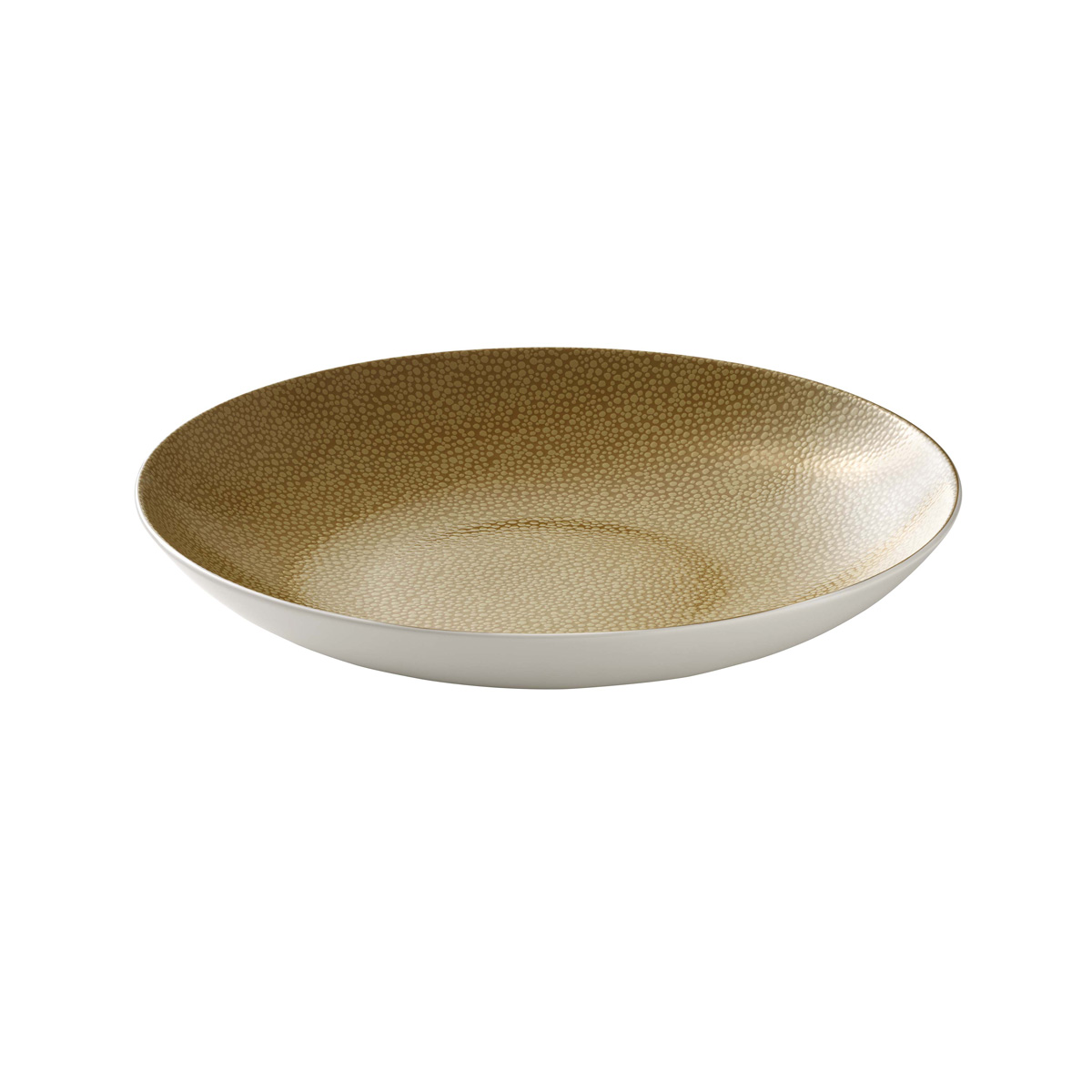 Bauscher, Purity : 425688 Pearls Olive - Teller tief Coup, bonewhite, 24 cm/ 0,95 ltr.