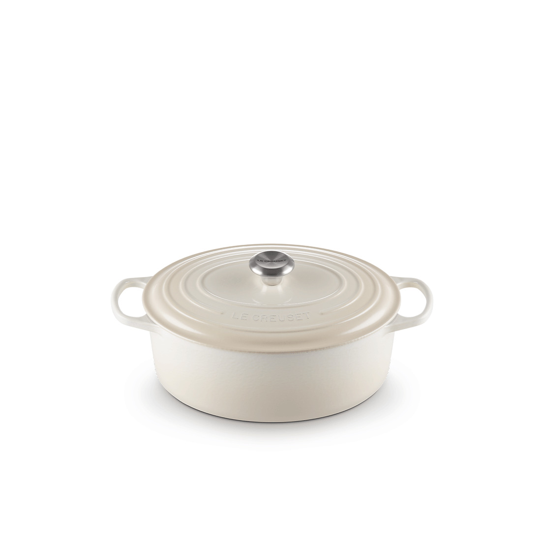 Le Creuset, Gusseisen - Bräter oval Signature, 31 cm/ 6,3 ltr., Fb. Merinque