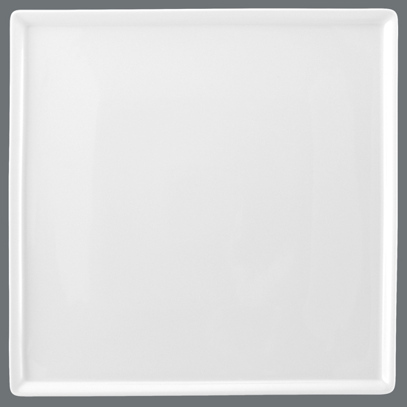 Seltmann, Buffet Gourmet - Platte 5170, uni, weiss, 32,5 x 32,5 x 1,8 cm