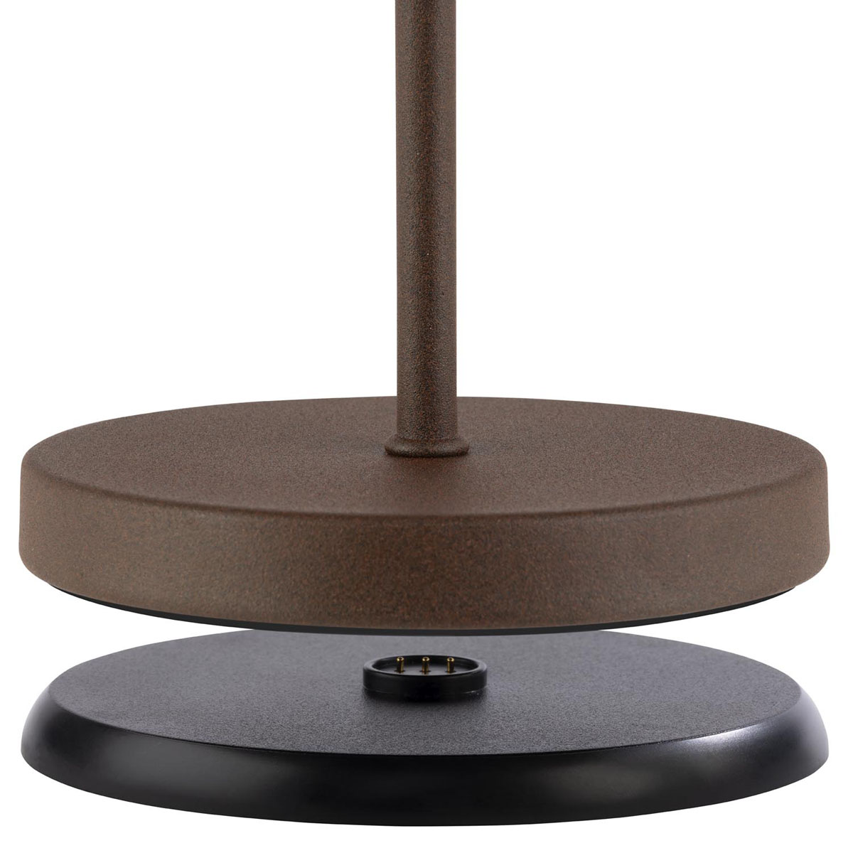 Tischleuchte MERLE, Metall, Farbe: rostfarben, 1x LED 2,0 W / 270 lm, dimmbar in 3 Stufen, D: 11 cm, H: 30,5 cm