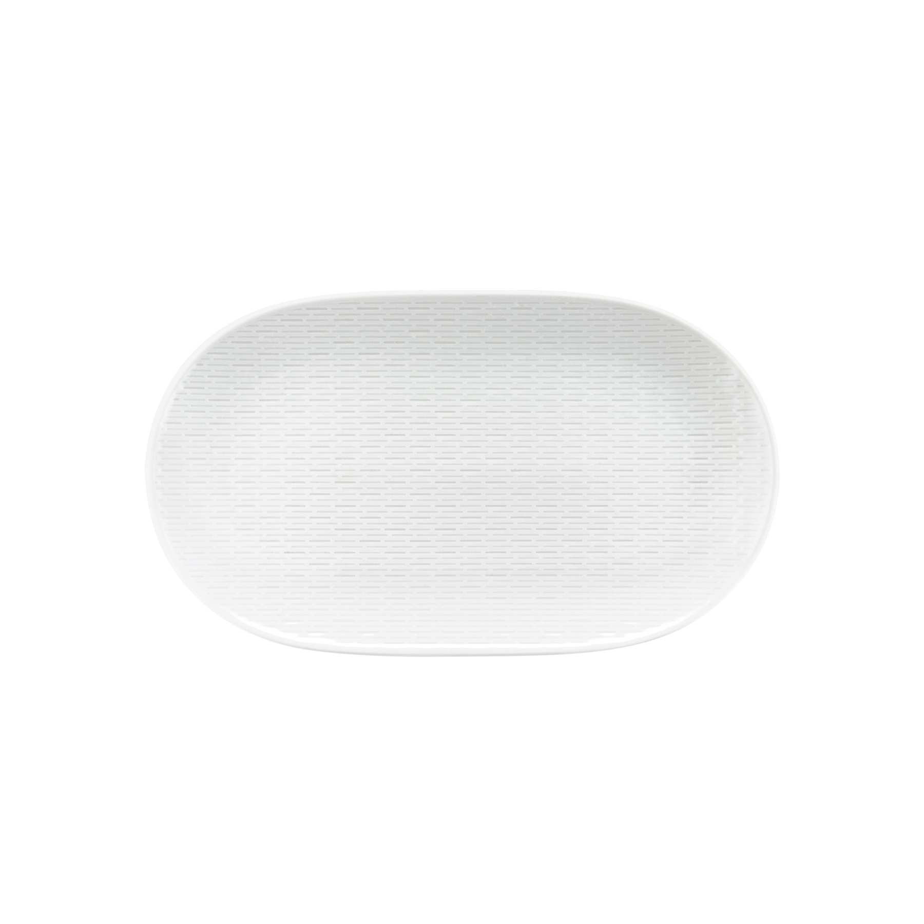 Bauscher, Scope : Linea - Platte oval coup, relief, 23 x 15,1 cm