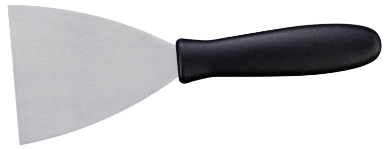 Bratenspachtel, Edelstahl, Griff aus Polyamid, 12 x 10 cm, L: 24 cm