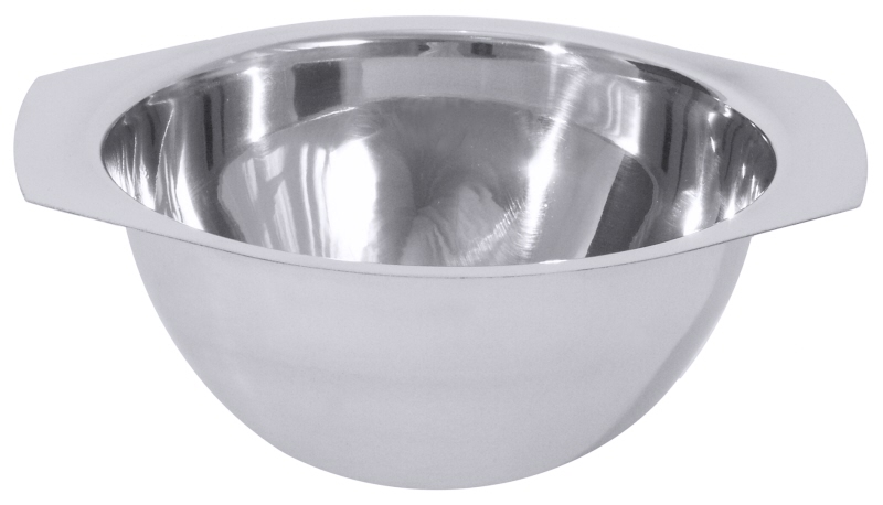Beilageschüssel, tief, mit Lappengriffen, Edelstahl, I: 0,3 ltr., D: 11,5 cm, H: 5 cm