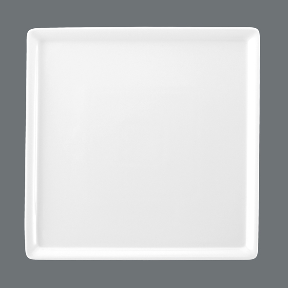 Seltmann, Buffet Gourmet - Platte 5170, uni, weiss, 23 x 23 x 1,8 cm