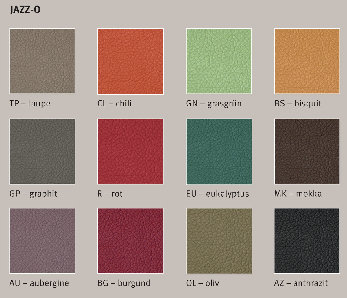 Tischset Jazz-O - Abwischbares Kunstleder 33 x 46 cm