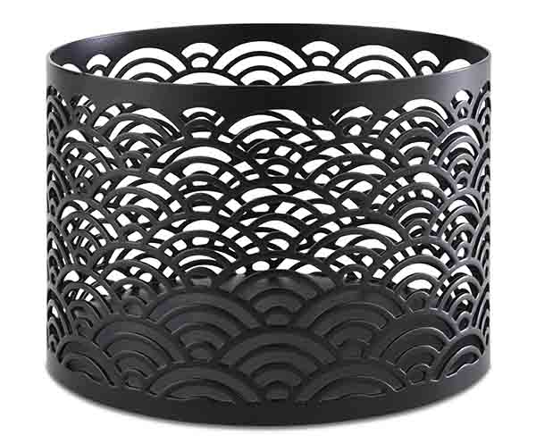 Buffetständer, -korb ASIA PLUS D: 15 cm, H: 10,5 cm, Edelstahl, schwarz