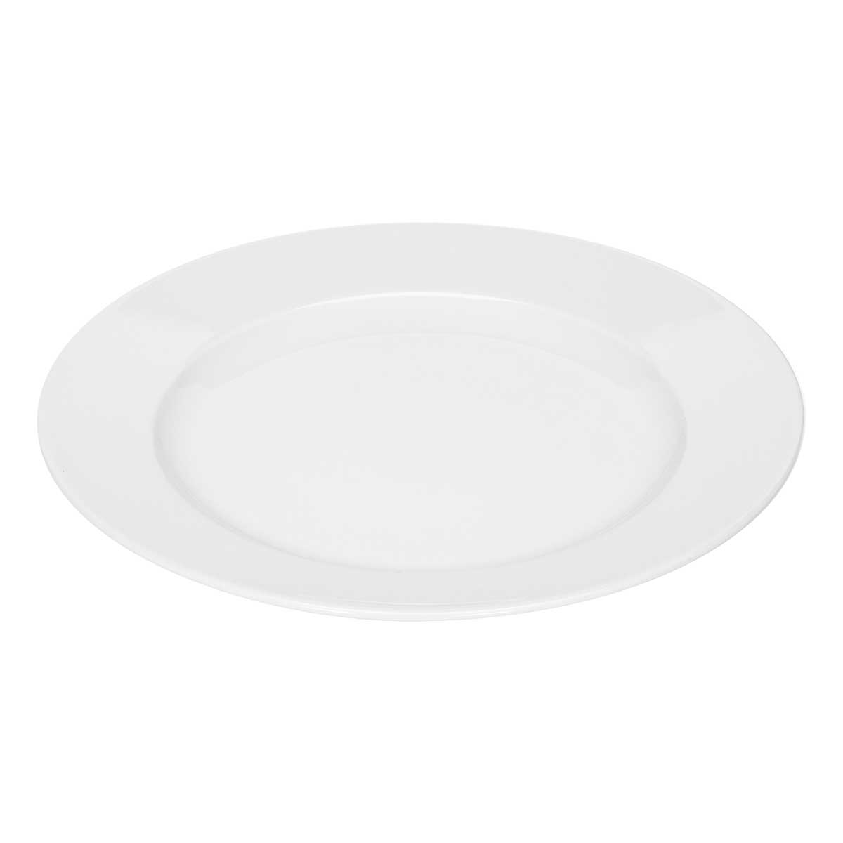 Bauscher, Smart - Teller flach rund Fahne, weiss, uni, 30 cm