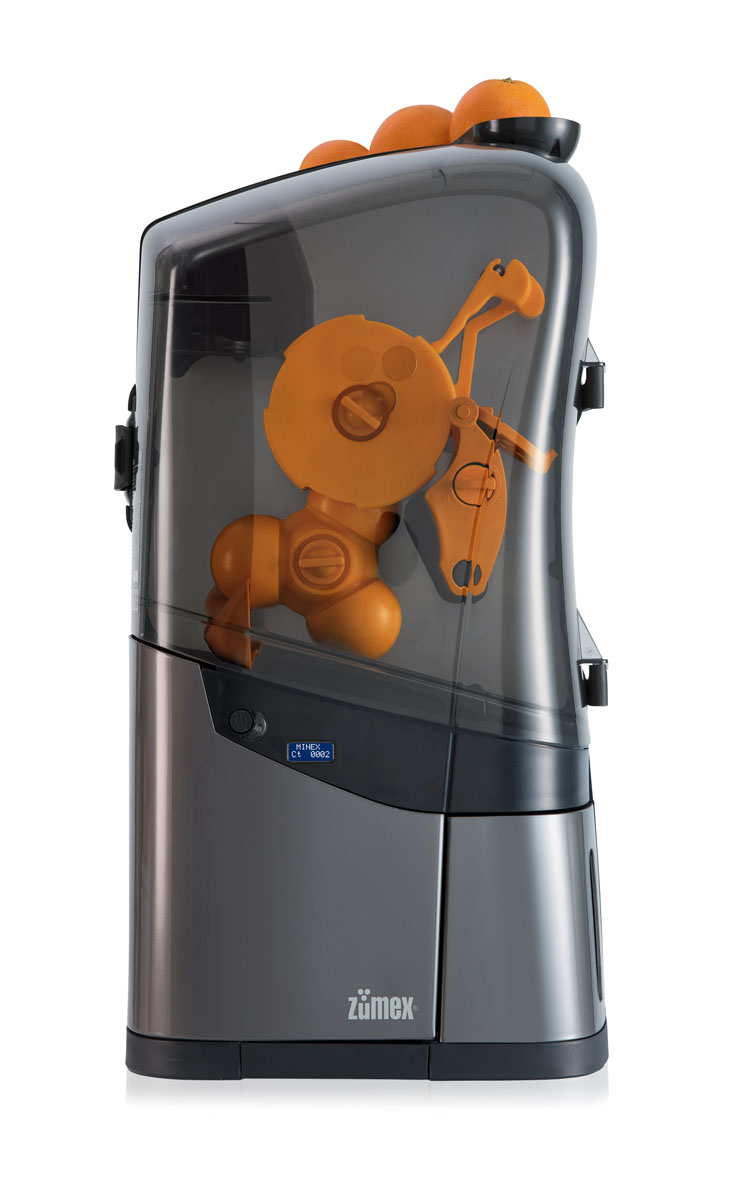ZUMEX - MINEX, Saftpresse für Früchte 6,5 - 7,8 cm, 38,3 x 36,8 x 71,2 cm, Farbe: Black