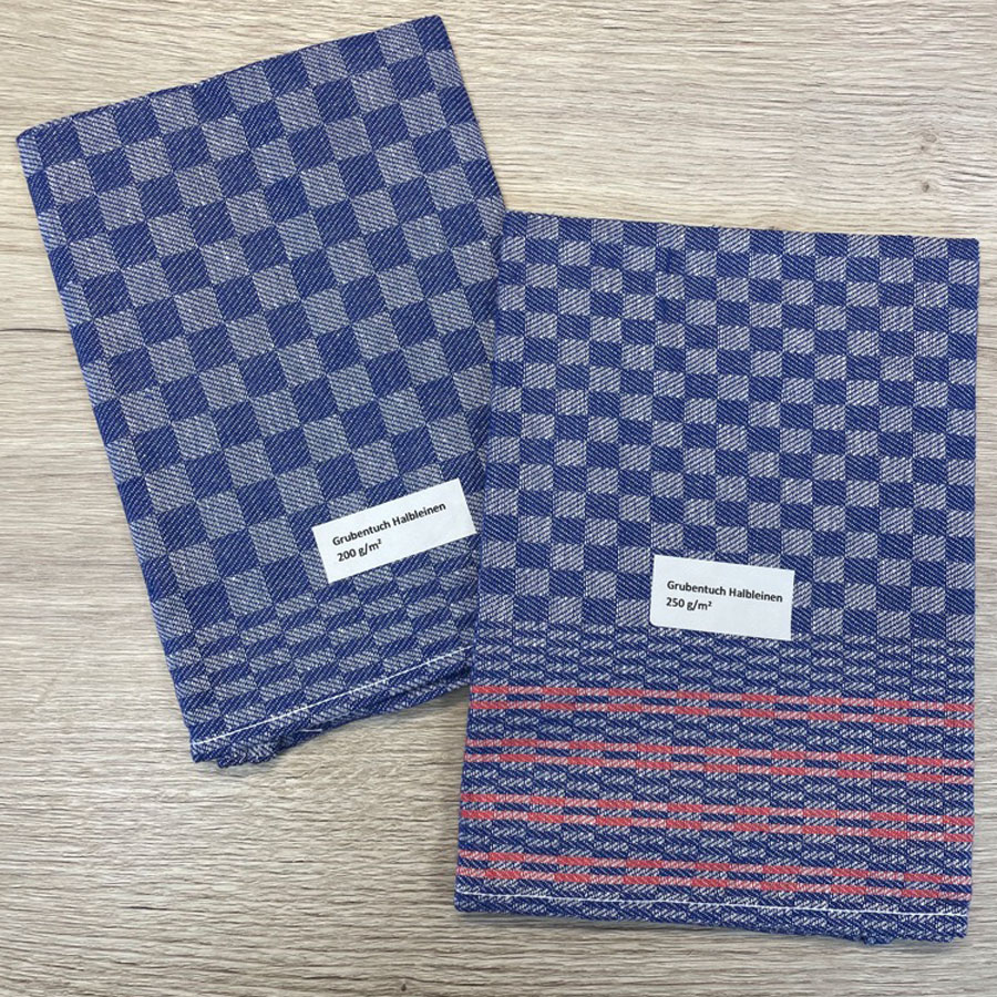 Grubentuch - Halbleinen 50 x 100 cm