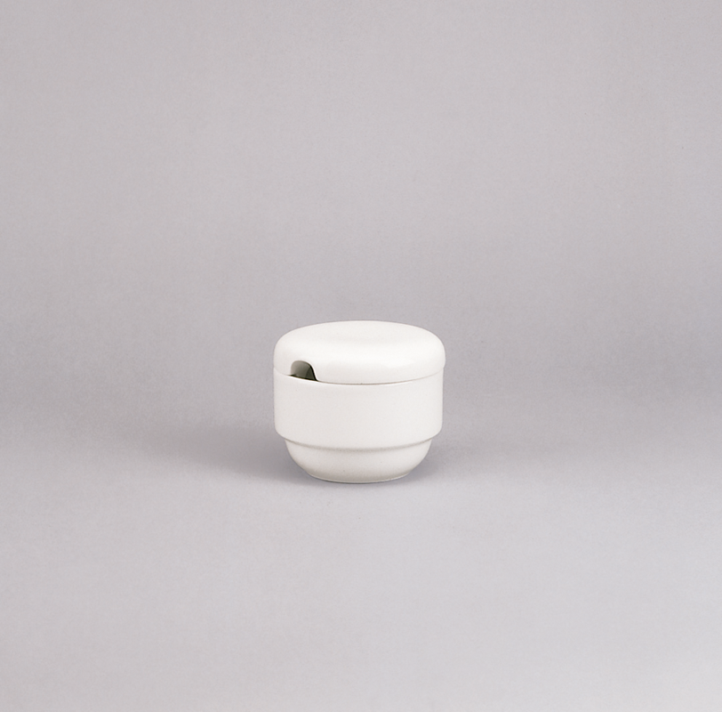 Schönwald, 898 - Zuckerdose m. Deckel, weiss, uni, 0,18 ltr.