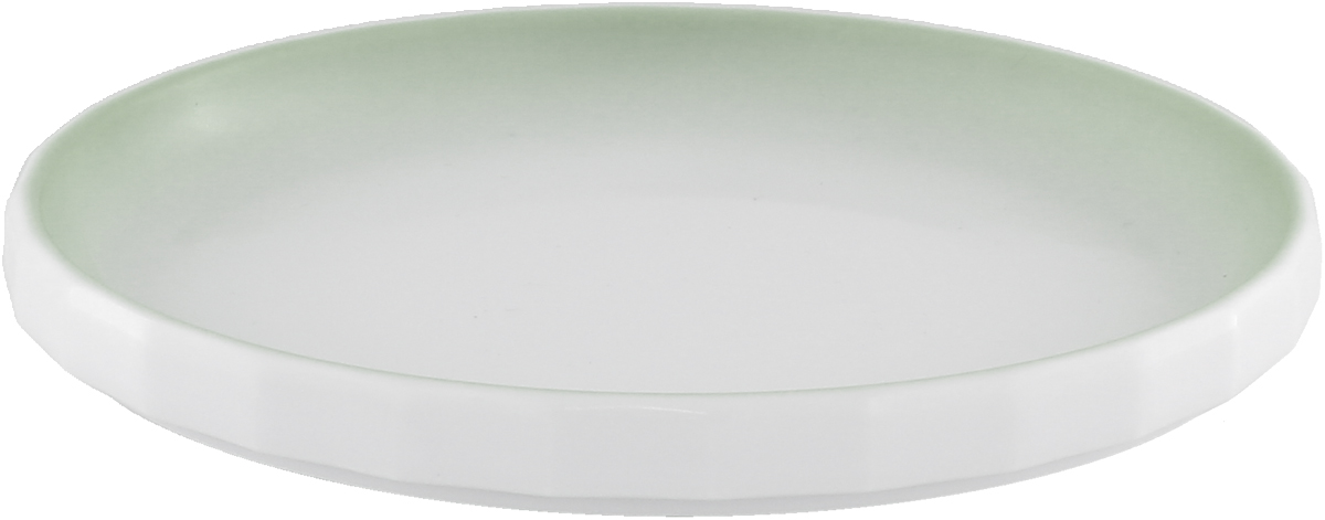 Bauscher, Edge : Gradient Sage 700745 - Teller flach rund, 15 cm