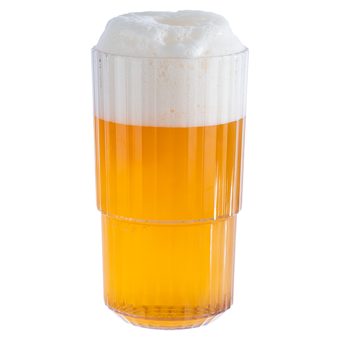 Trinkbecher Linea, Tritan, D: 8,5 cm, H: 15 cm, I: 500 ml, Farbe: crystal clear