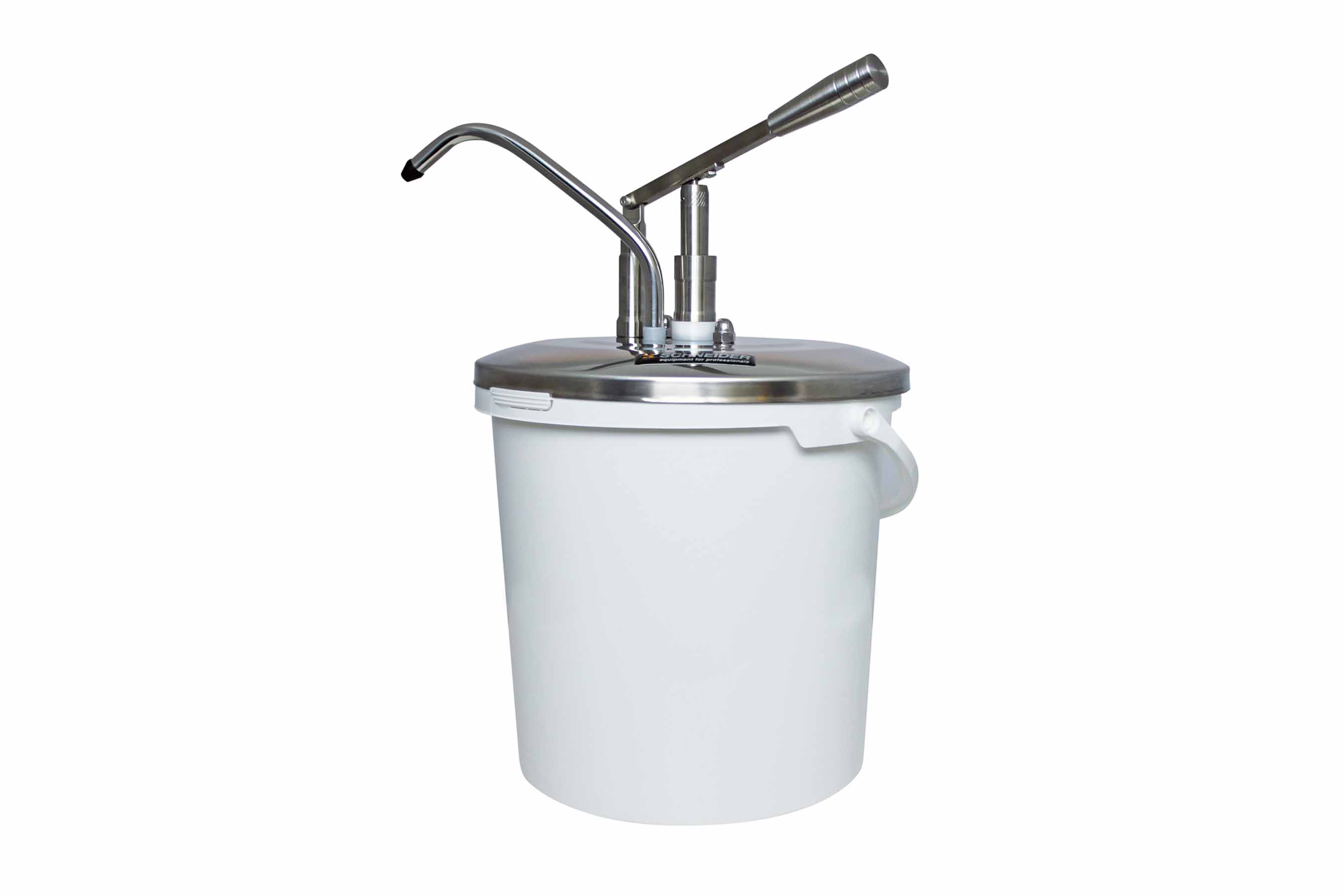 Dosierspender 40 ml mit Hebel, inkl. Eimer 10 ltr., D: 265 mm, H: 430 mm