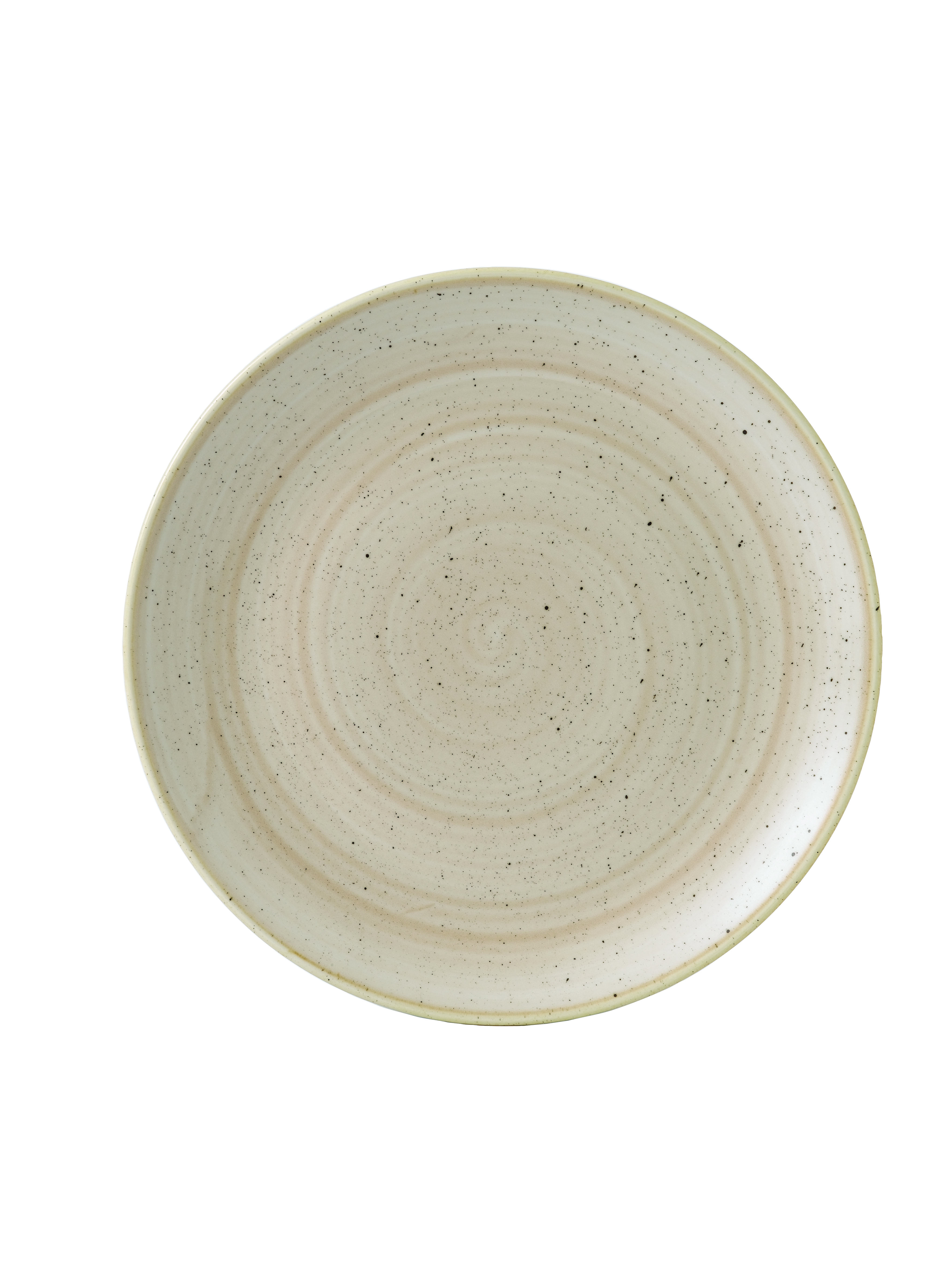 Churchill, Stonecast : Nutmeg Cream - Teller flach Coup, 26 cm