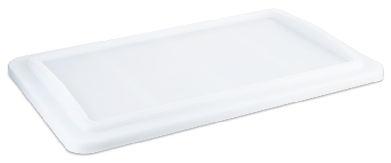 Deckel zu Besteckmulde GN 1/1, PP, stapelbar, weiss, 53,5 x 33 x 4 cm