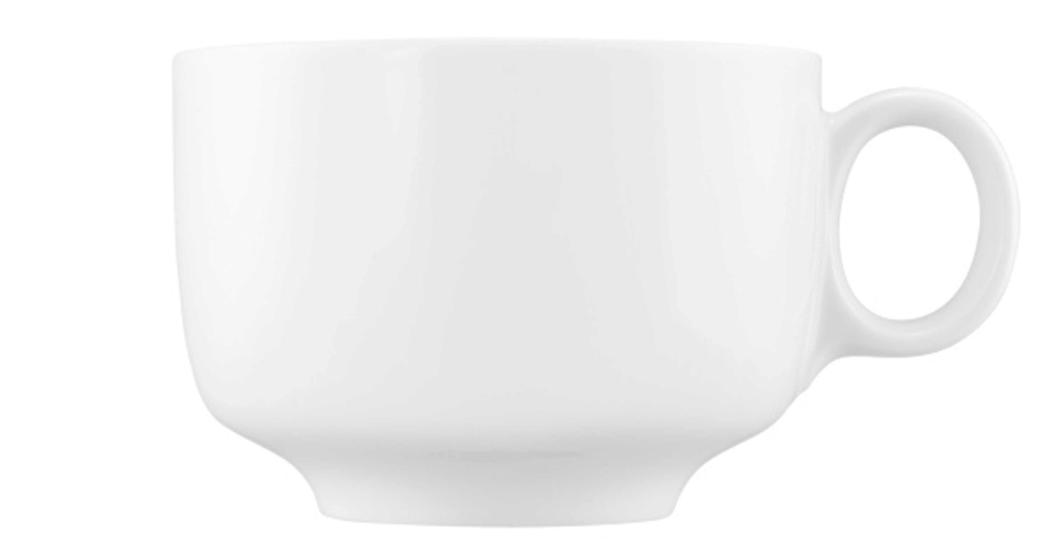 Seltmann Weiden, Sento - Milchkaffee-Obere m. Hkl., weiss, uni, 0,35 ltr.