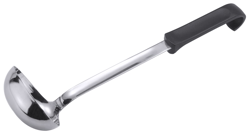 Suppenkelle BUFFET NOIR, Edelstahl, ABS, I: 0,1 ltr., 9 x 8,5 cm, L: 34 cm