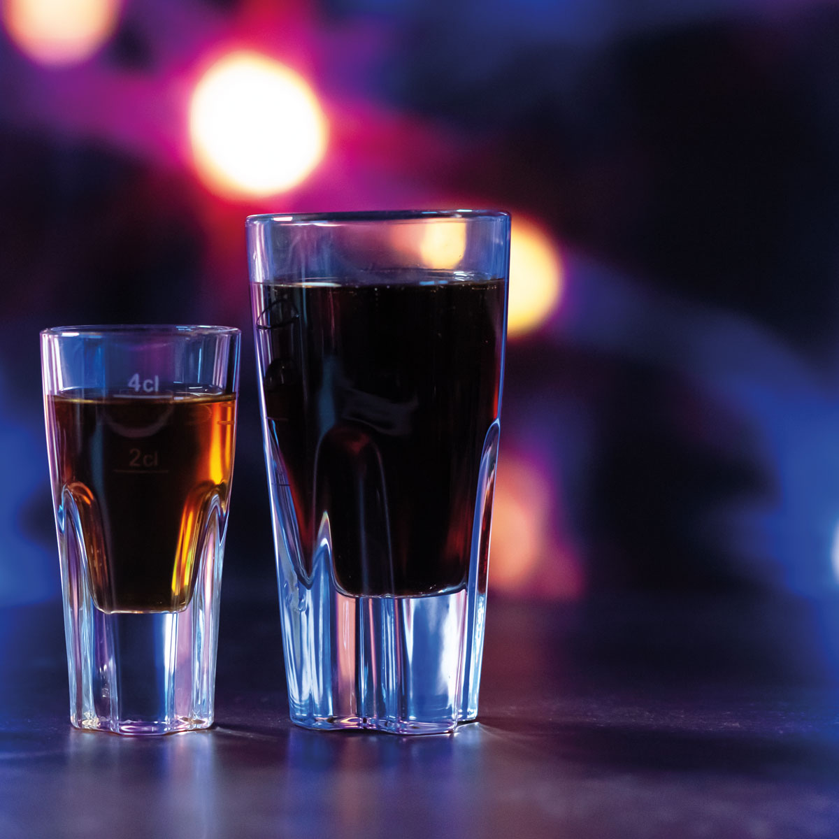 Big Shot/ Ramazzotti Iso 14 cl m. Füllstrich 2 + 4 +10 cl |-|, Inhalt: 140 ml, H: 123 mm, D: 63 mm