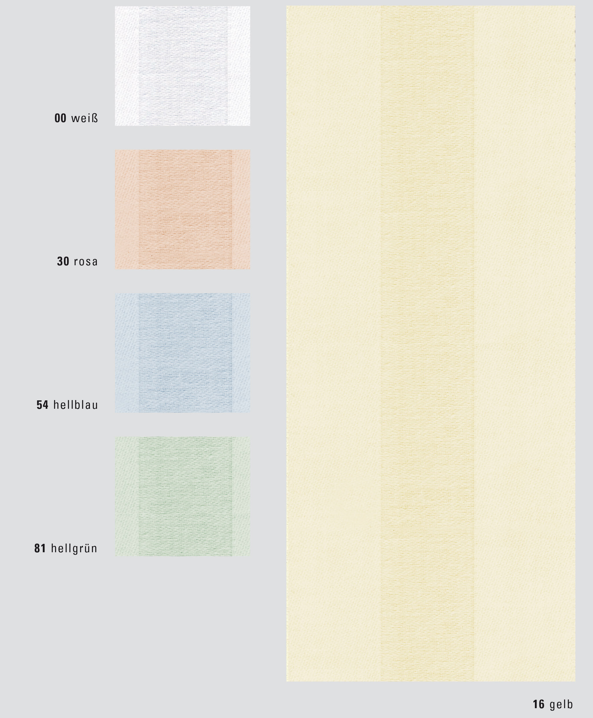 Bettgarnitur LEONIE 175 g/ m² - Damast, Streifsatin 28 mm