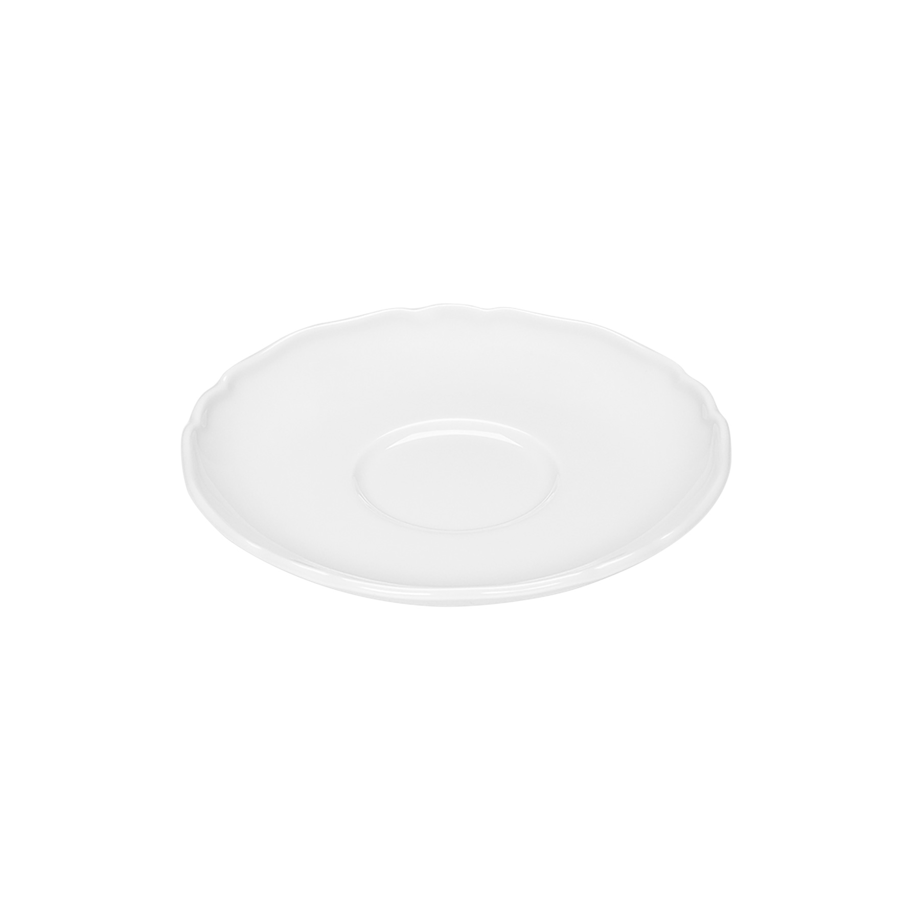 Bauscher, Marie Christine - Kaffee-Untertasse zur KOS/ 0,18 ltr., weiss, uni, 15 cm