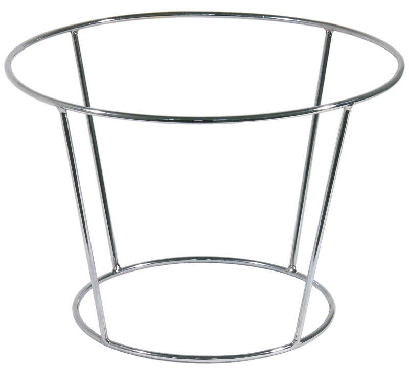 Buffetständer für Meeresfruchtschale, Chrom, D: 15 cm, H: 9 cm