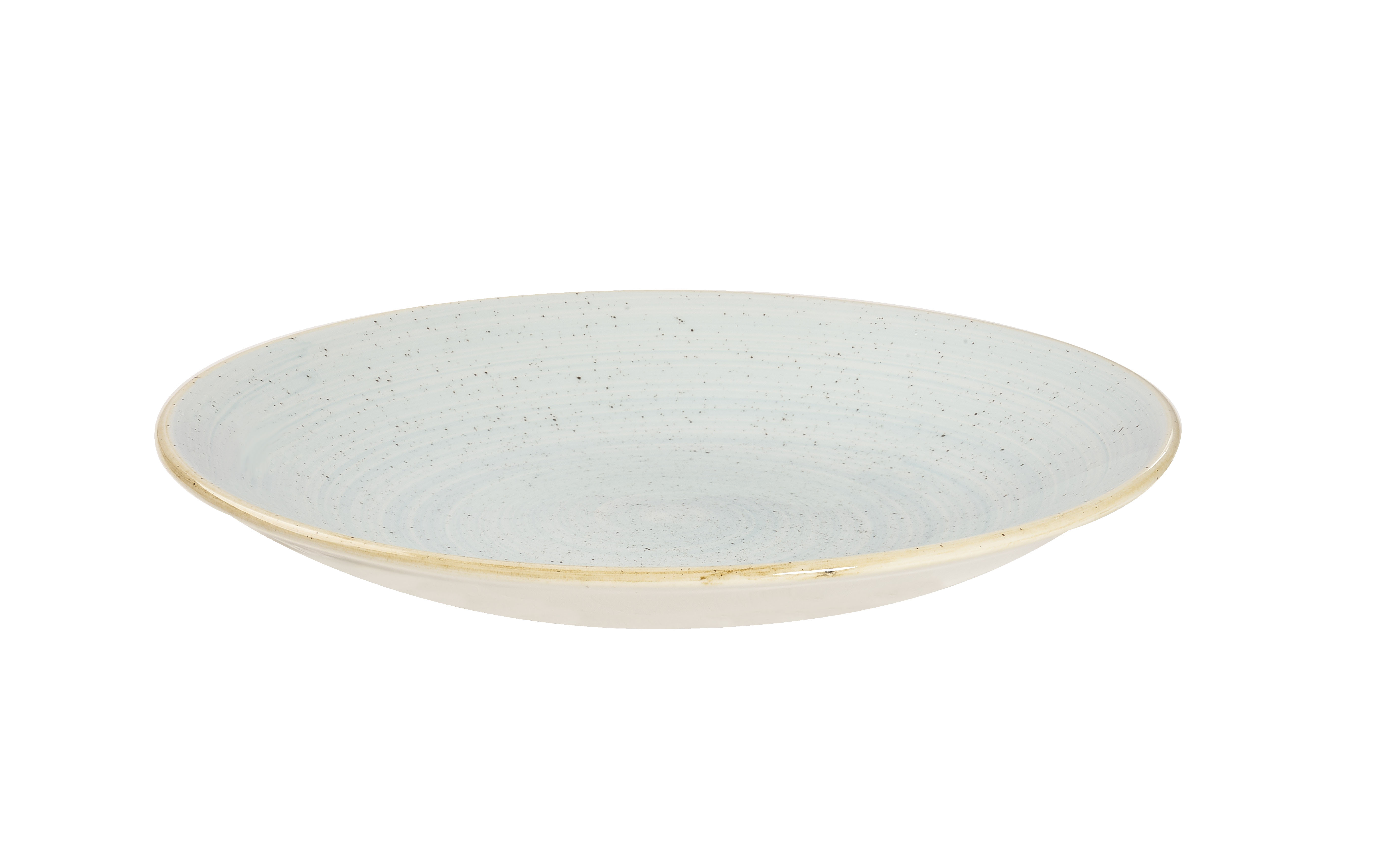 Churchill, Stonecast : Duck Egg Blue - Teller halbtief rund Coup, 22,5 cm