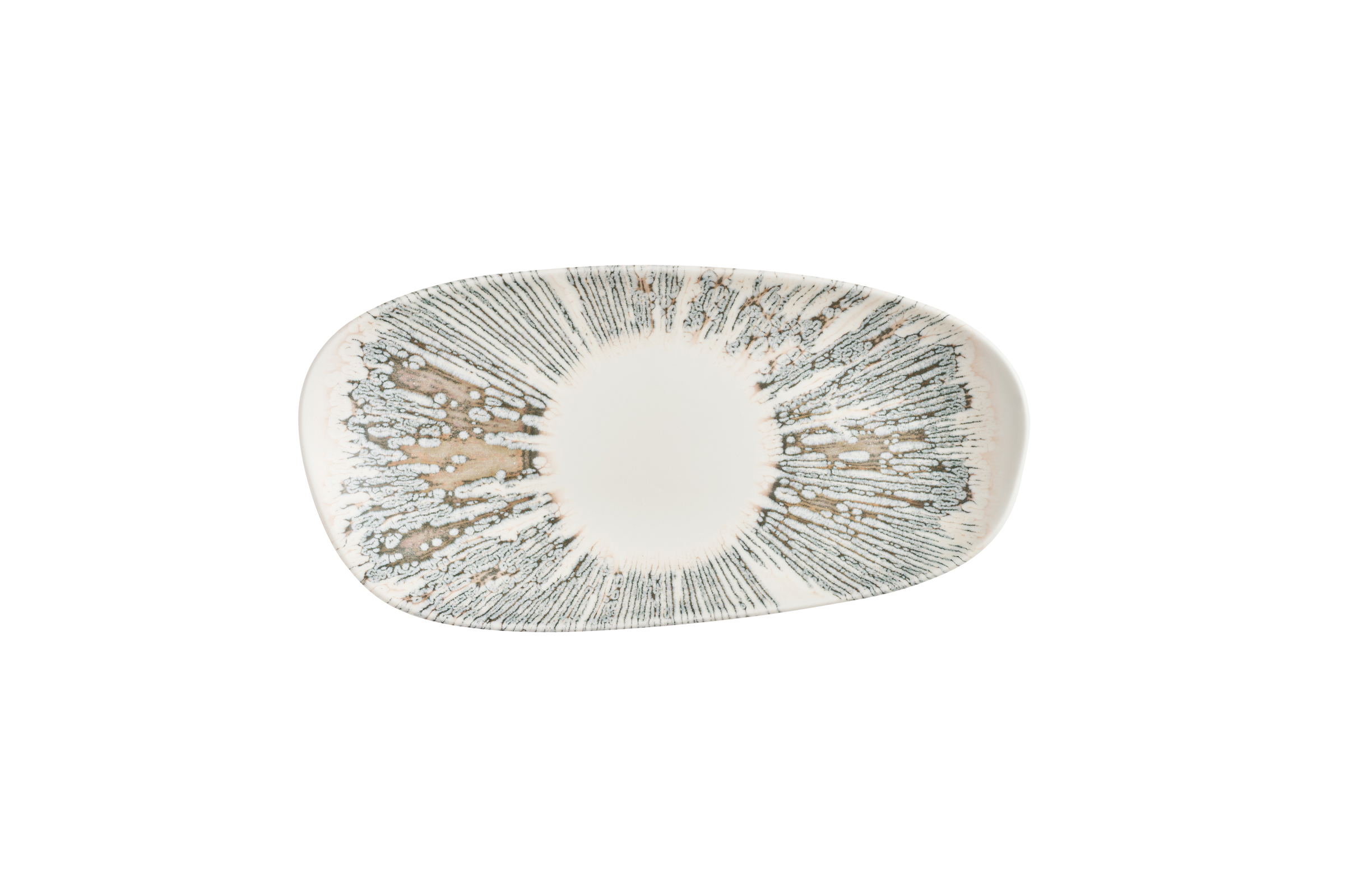 Churchill, Inked Lyra : Pink - Opal-Platte organisch, 30 x 15 cm