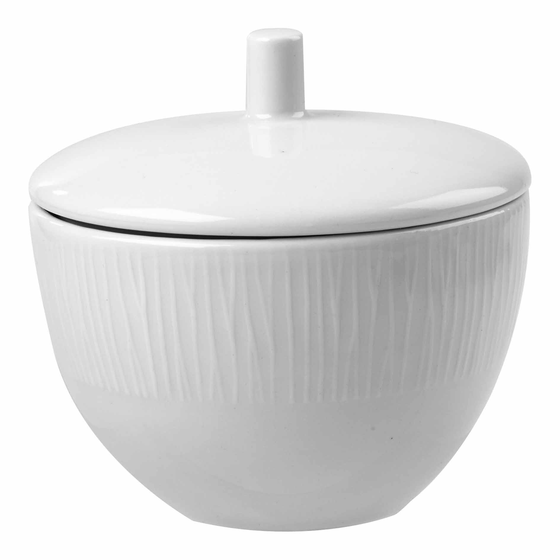 Churchill, Bamboo - Deckel zur Zuckerdose, uni/ weiss, 0,22 ltr.