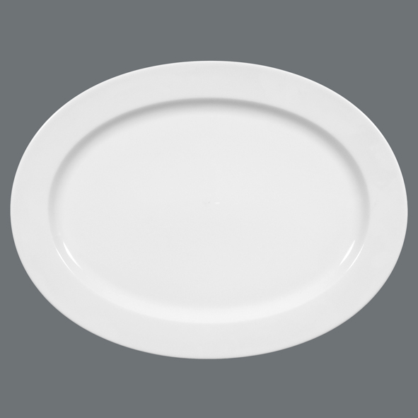 Seltmann Weiden, Meran - Platte oval, weiss, uni, 35 cm