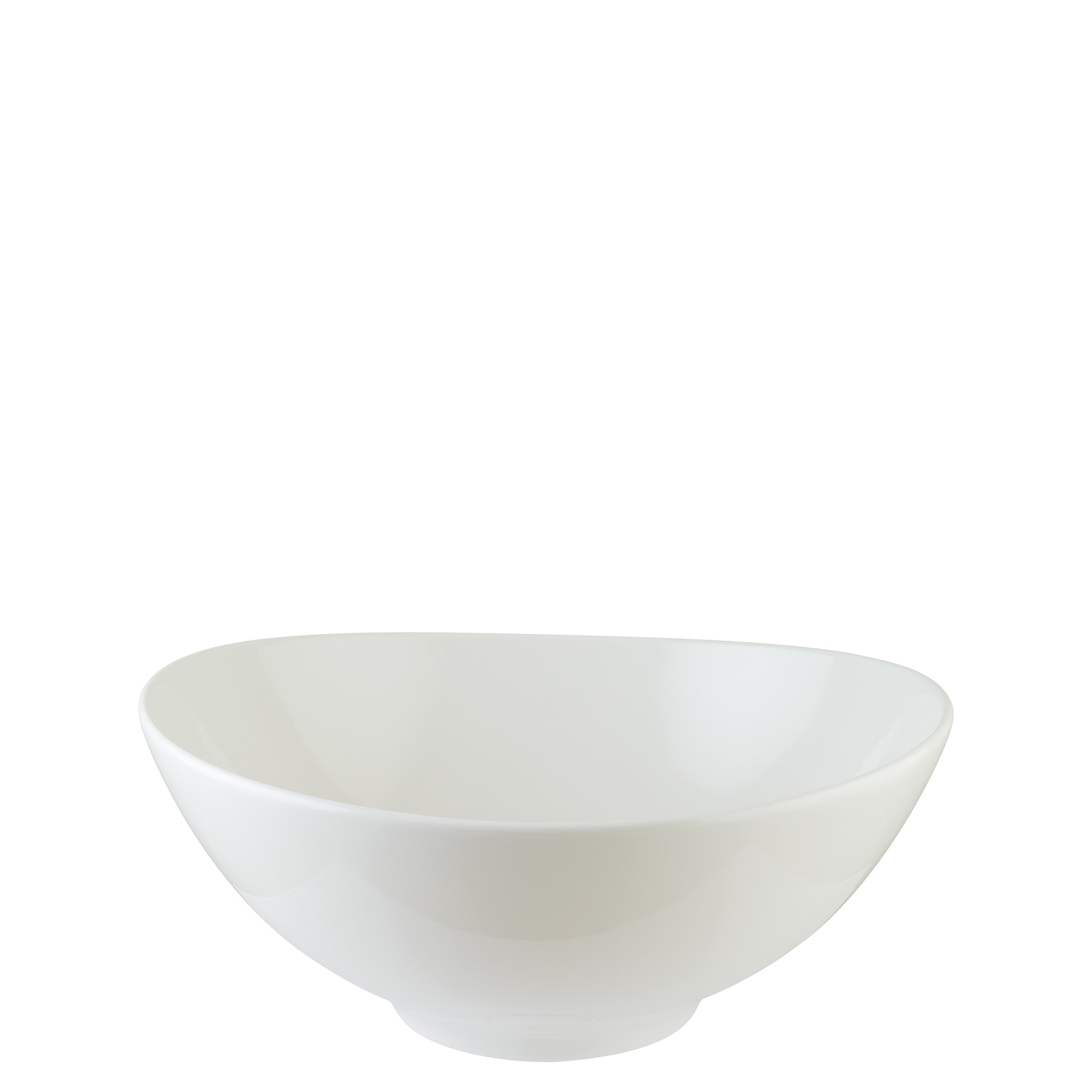 Agora, Cream : Schale asymmetrisch 19 cm/ 0,9 ltr.