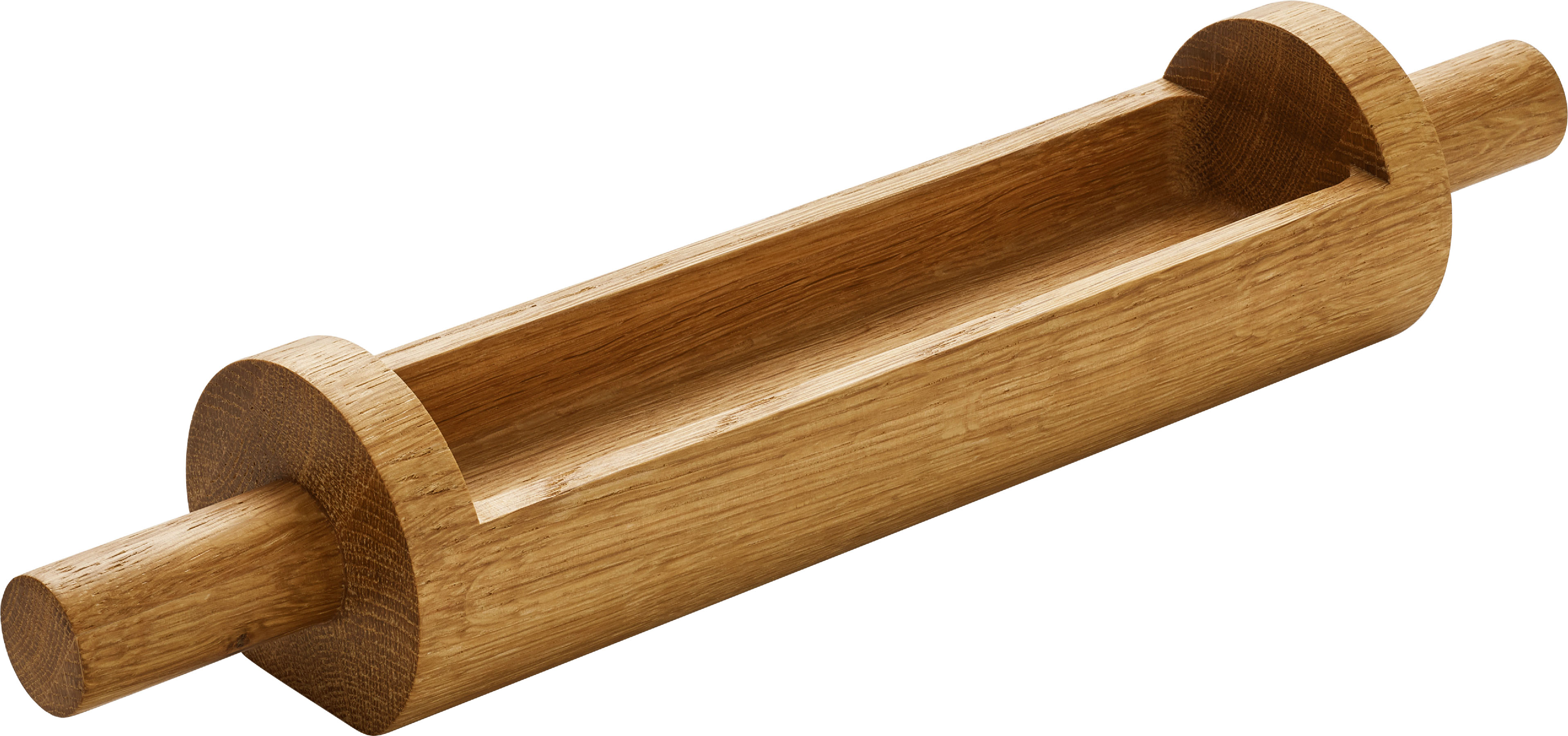 Playground, Ananti Eiche - Nudelholz m. Aussparung, ohne Griff, 36 x 6,5 cm/ 0,23 ltr.