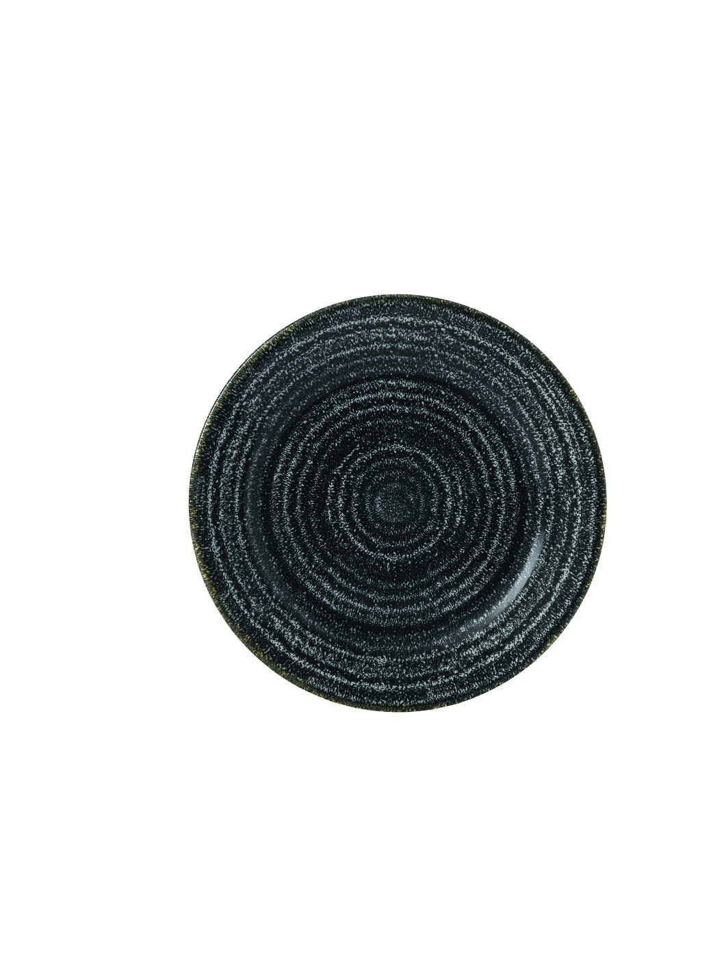 Churchill, Homespun : Charcoal Black - Teller flach Fahne, 21 cm