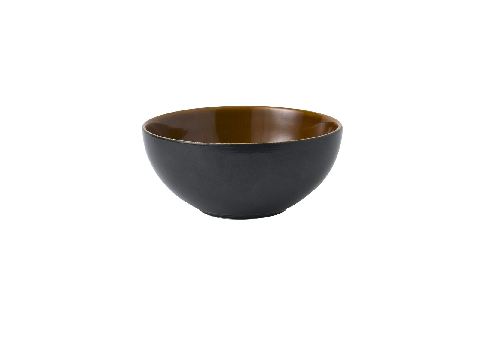 Churchill, Nourish : Tokyo Black Bi-Color - Deep Bowl, 15,5 x 7 cm/ 0,77 ltr.