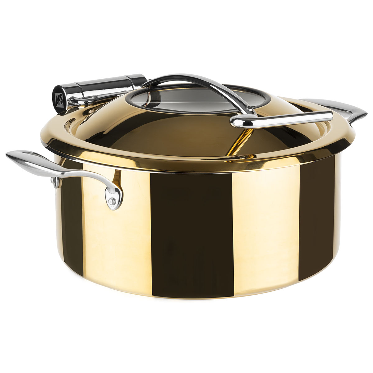 Chafing Dish ORBIT, 4-teilig, 18/8 Edelstahl, Gold-Look, D: 30,5 cm, H: 17,5 cm