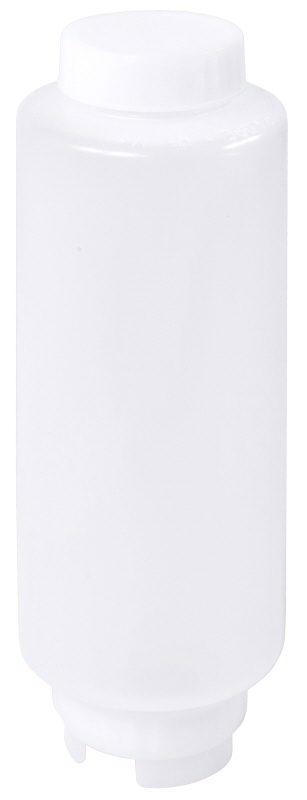 Quetschflasche mit Mittelmembrandeckel, I: 0,7 ltr., D: 7,5 cm, H: 21 cm, PE