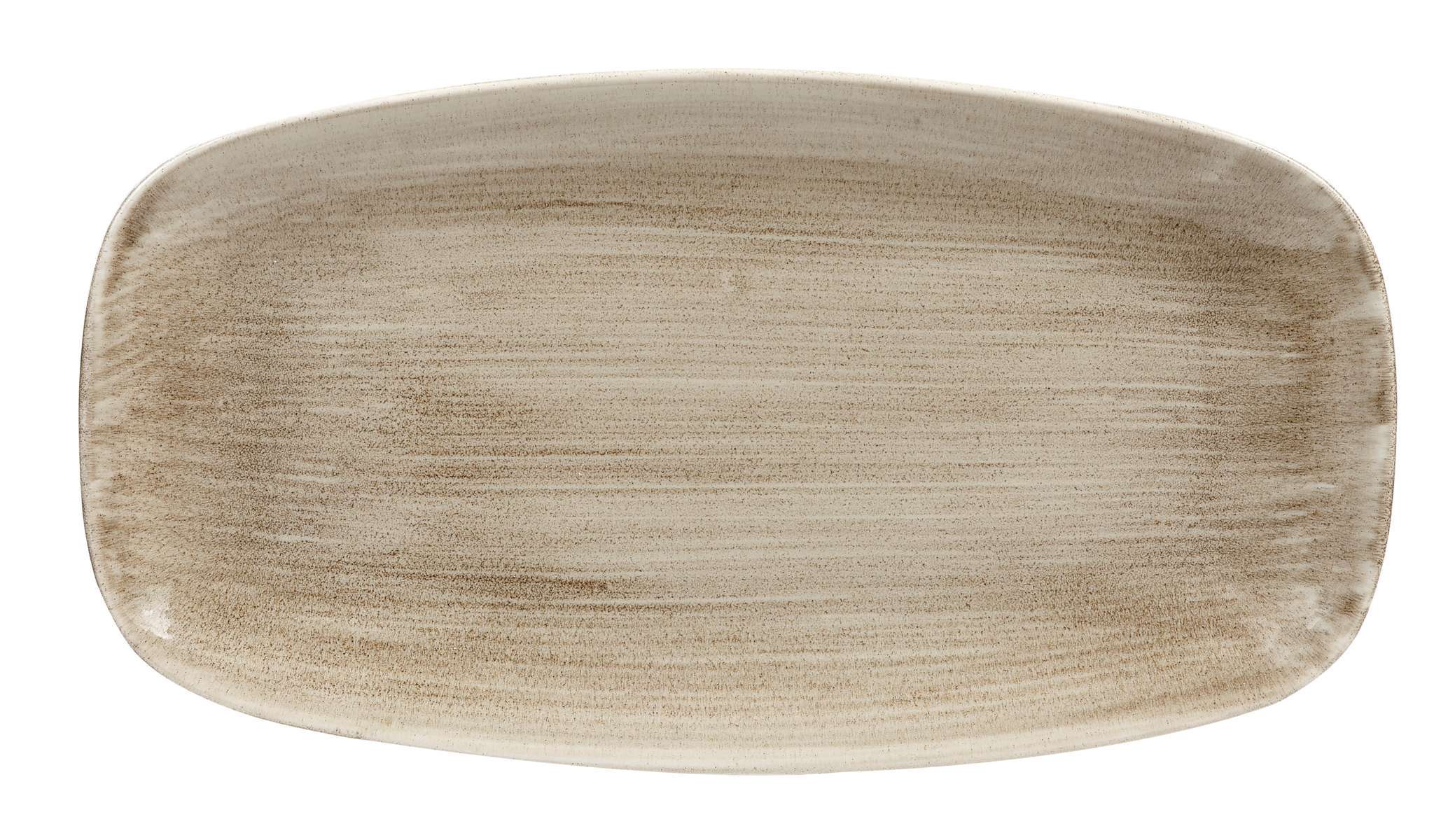 Churchill, Stonecast Patina : Antique Taupe - Chefs Platte rechteckig, 35,5 x 18,9 cm