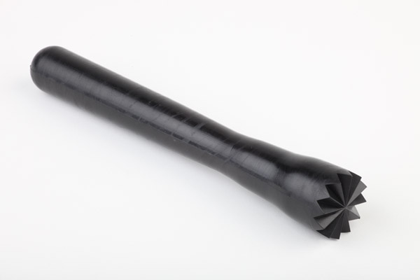 Stößel D: 4 cm, L: 24 cm, ABS, schwarz, grober Stößel