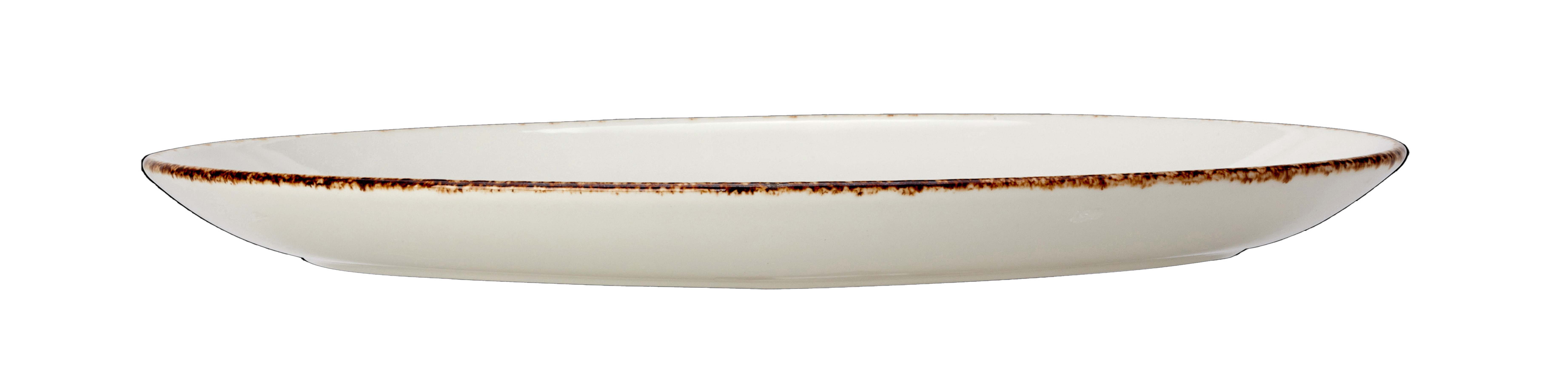 Steelite, Dapple : Charcoal 1756 - Teller oval Coup, 30,5 cm