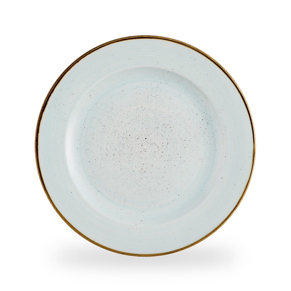 Churchill, Stonecast Profile : Duck Egg Blue - Teller flach Fahne, 30,5 cm