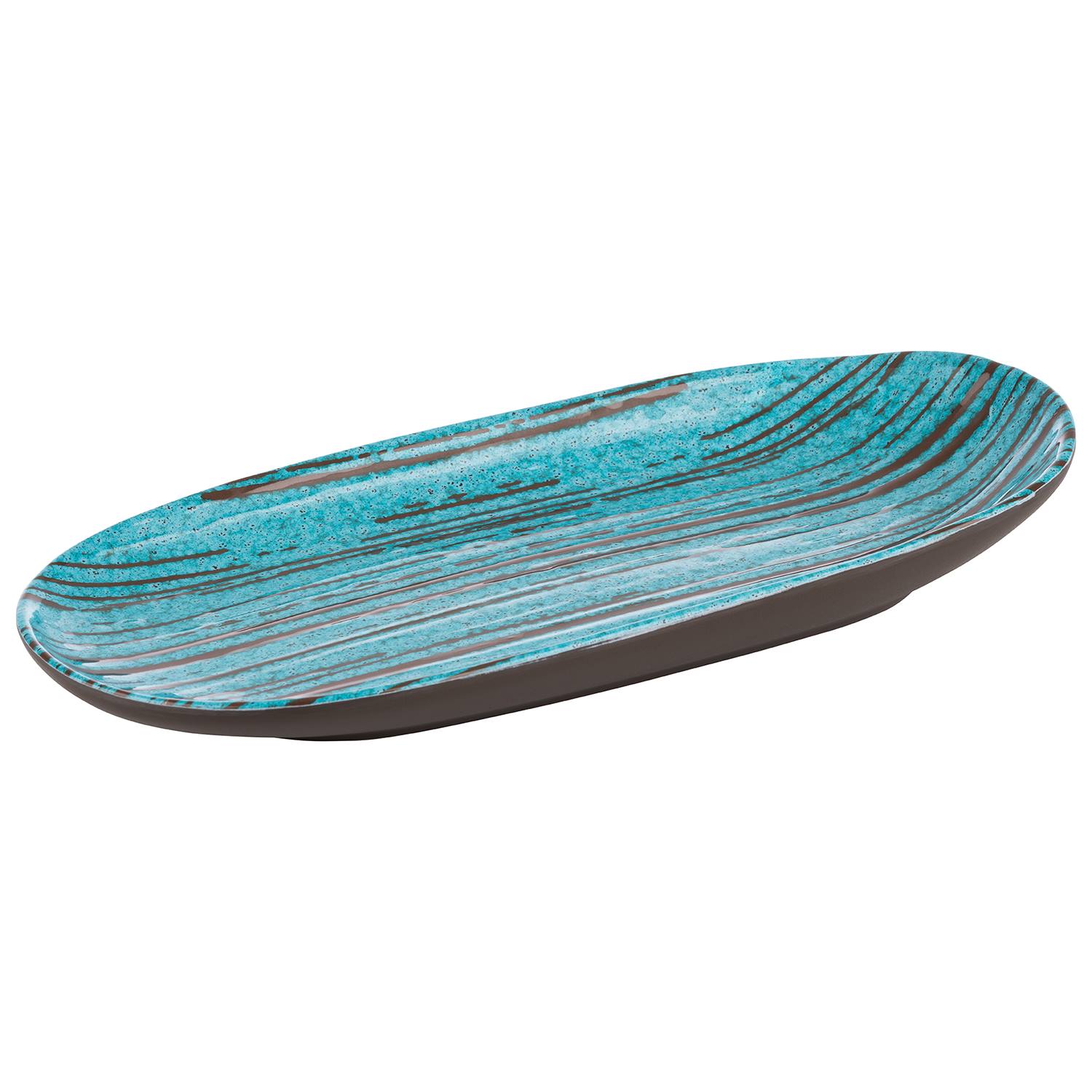 Teller CANCUN, Melamin, 28 x 13,5 cm, H: 4 cm