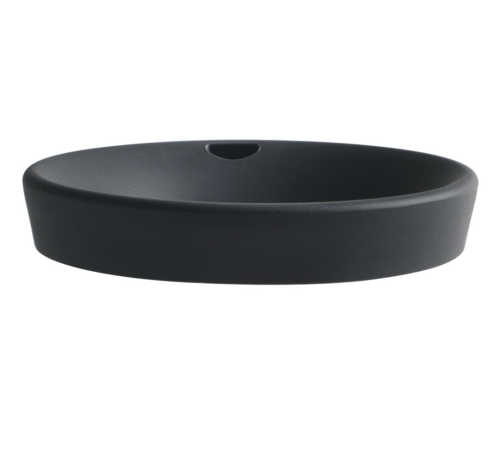 Kahla, Cupit - Becher mit Trinkdeckel 0,35 ltr., Banderole glatt: pure black