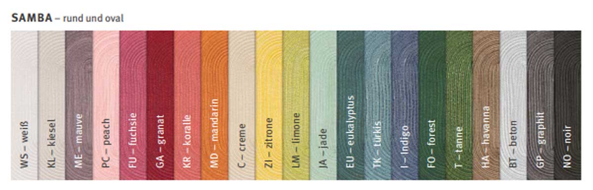 Tischset Samba - Polyestergewebe