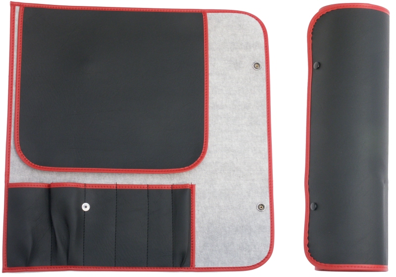 Kochmessertasche für 6 Messer, PU, 43 x 42 cm